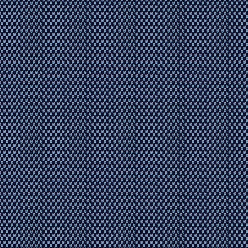 Image of a Navy-Blue & Blue Knit Micropattern Giza Cotton Shirting Fabric