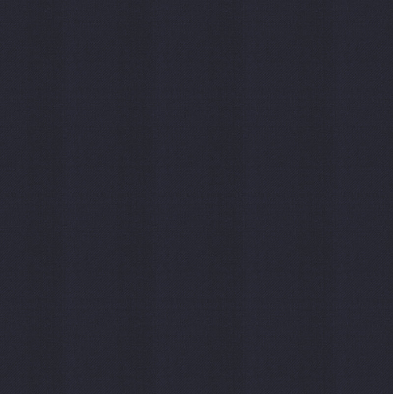 Image of a Navy-Blue Worsted Checks Merino Wool Pants Fabric