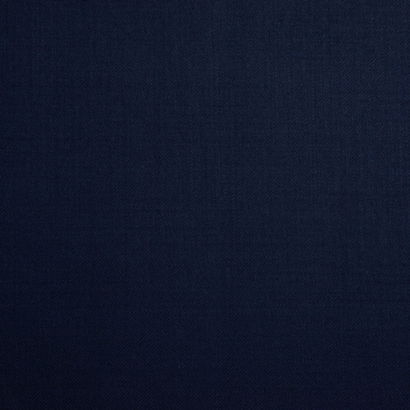 Image of a Navy-Blue Worsted Solids Merino Wool Blazers Fabric