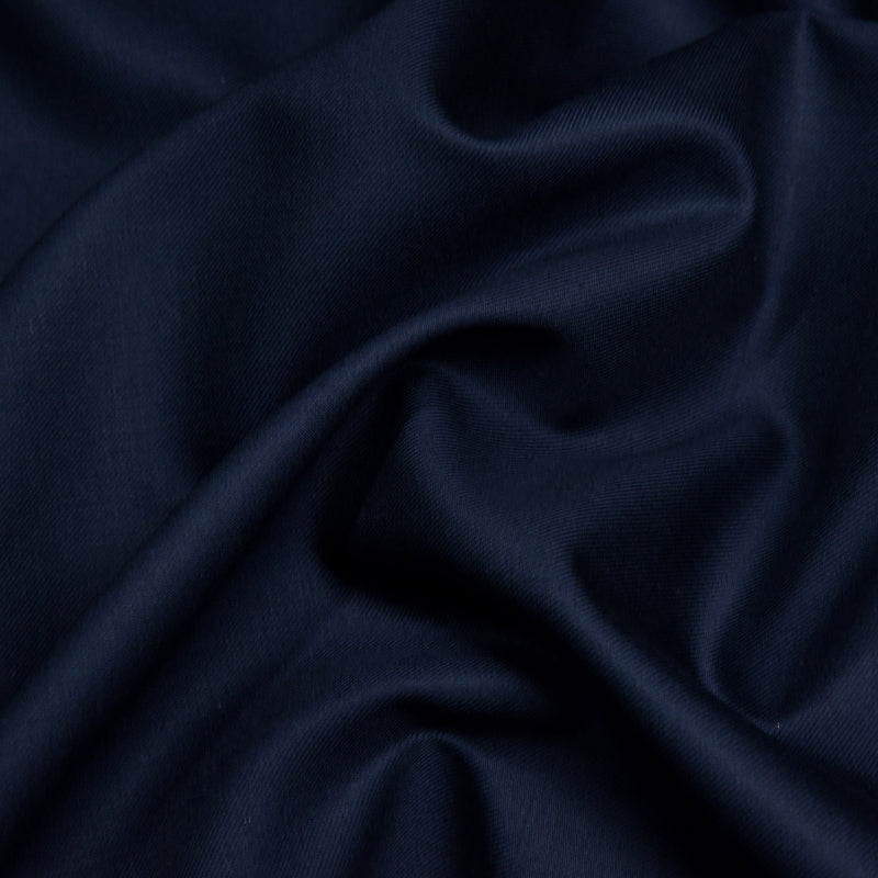 Image of a Navy-Blue Worsted Solids Merino Wool Blazers Fabric