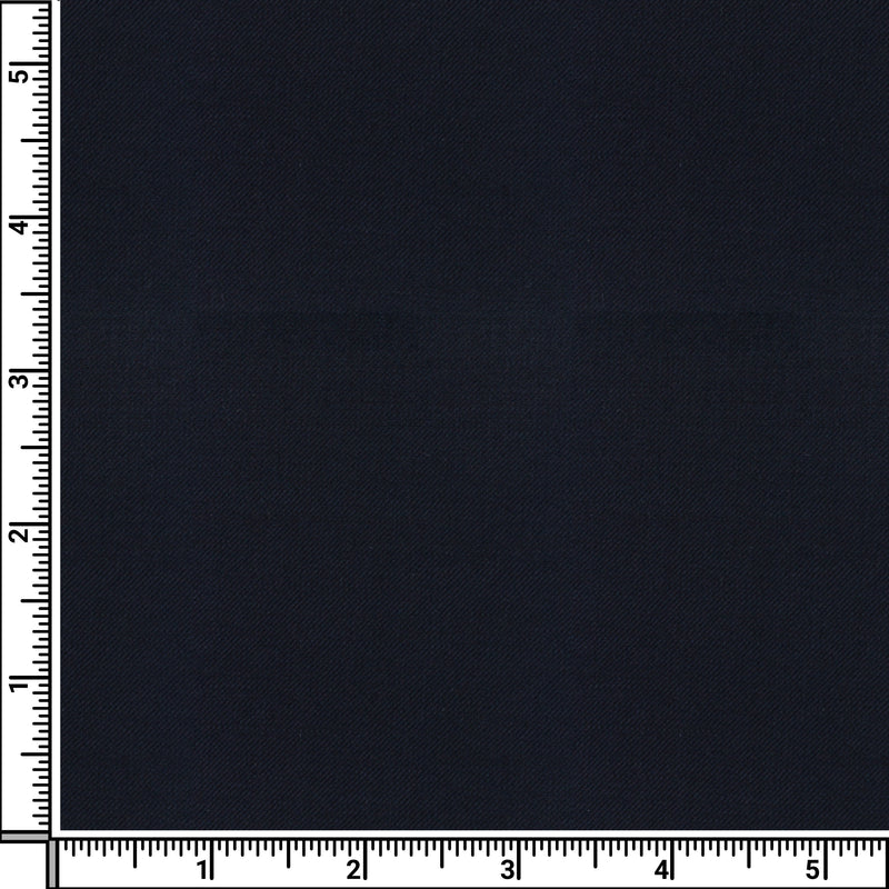 Image of a Navy-Blue Worsted Twill Merino Wool Pants Fabric