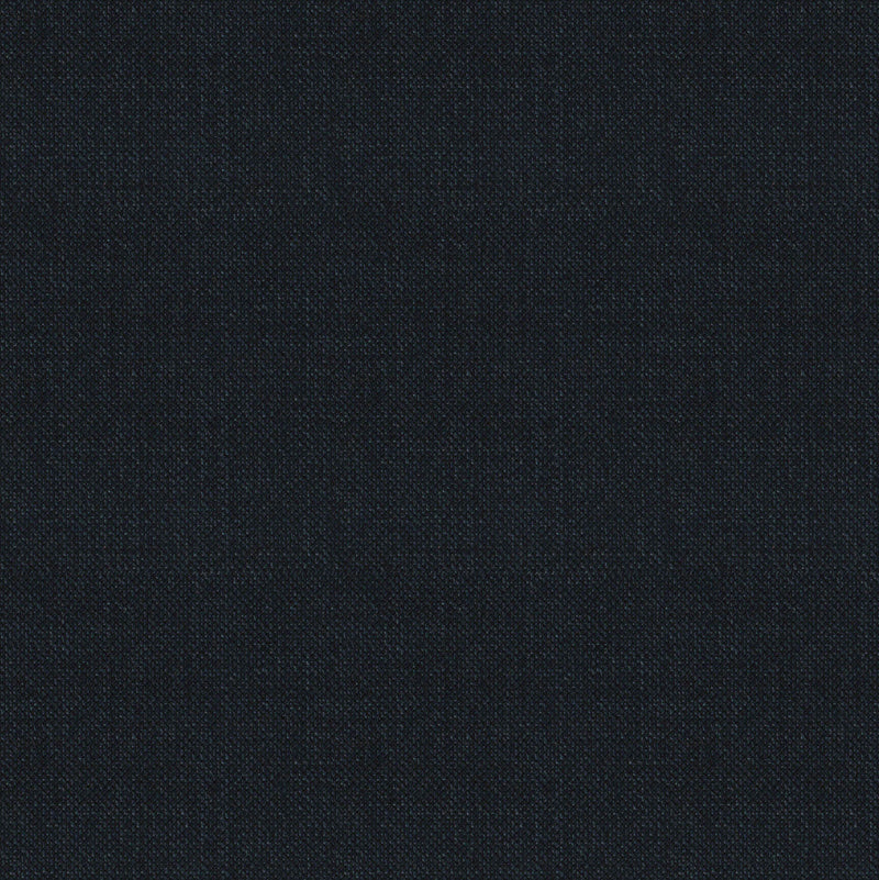 Image of a Navy-Blue Worsted Twill Wool Stretch Suiting Fabric