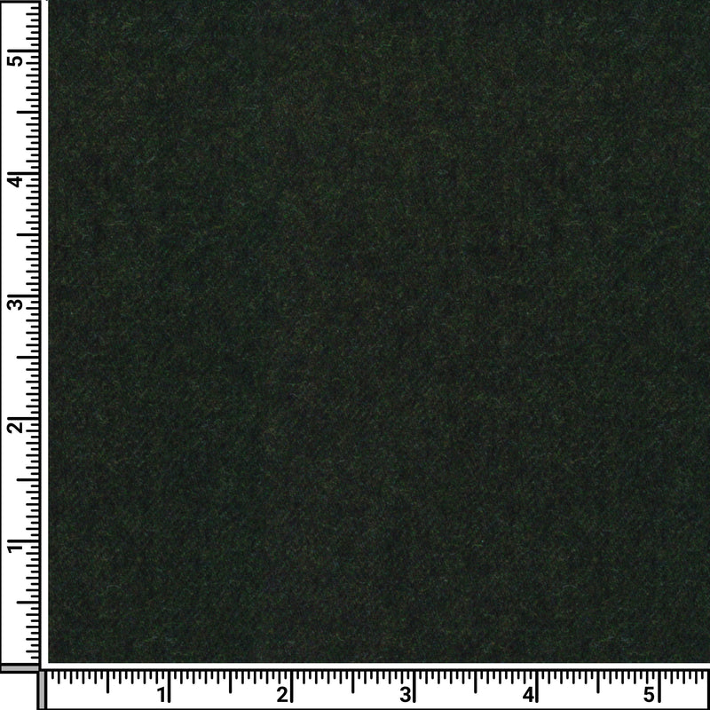 Image of a Olive-Green Flannel Twill Merino Wool Pants Fabric