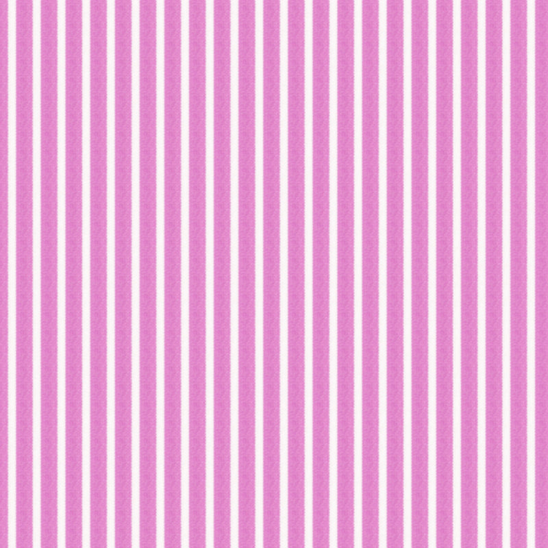 Image of a Pink & White Poplin Stripes Giza Cotton Shirting Fabric