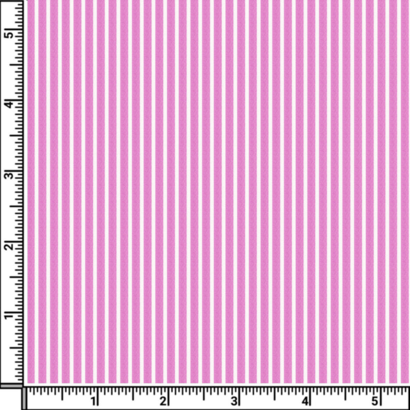 Image of a Pink & White Poplin Stripes Giza Cotton Shirting Fabric