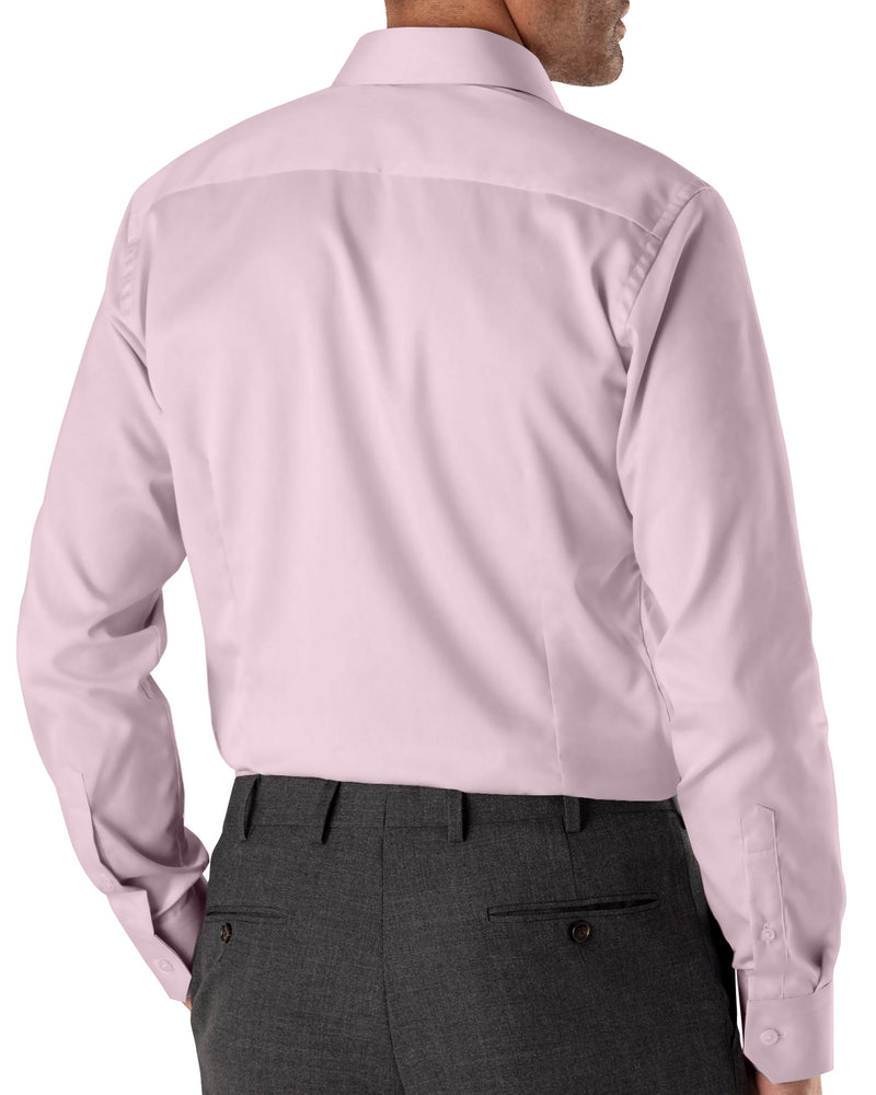 Image of a Pink Poplin Solids Cotton Stretch Shirting Fabric