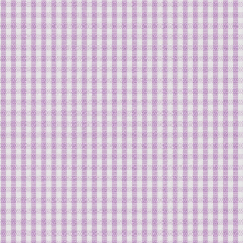 Image of a Purple Poplin Checks Giza Cotton Shirting Fabric