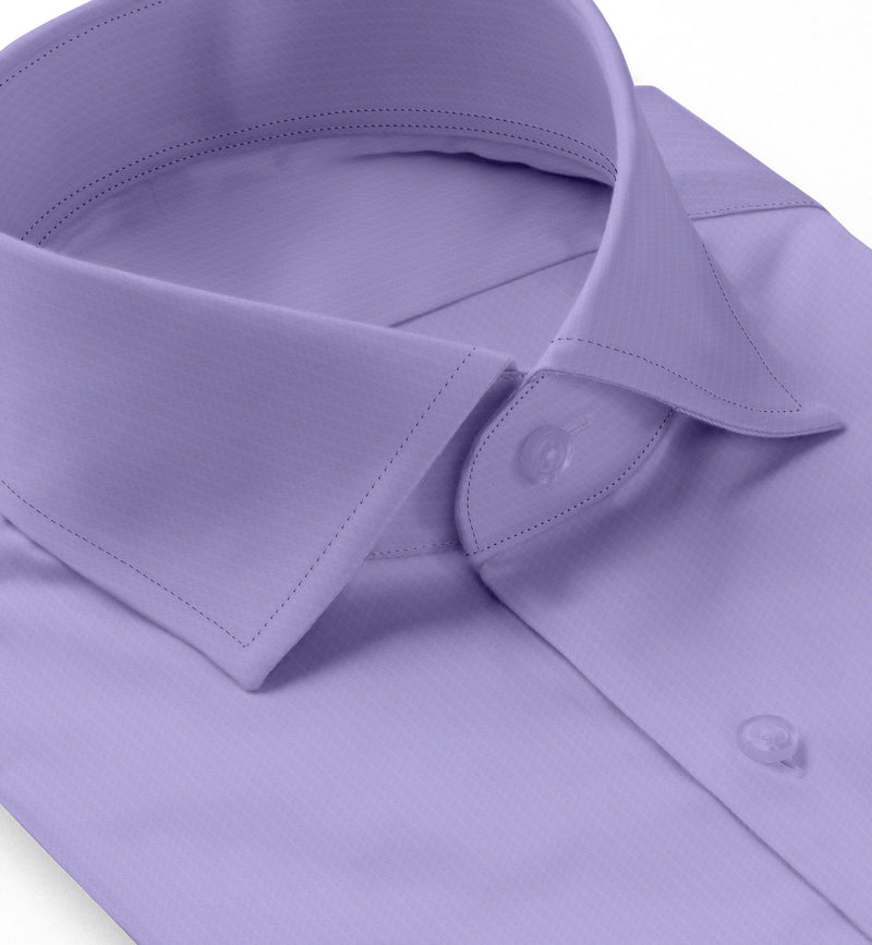 Image of a Purple Satin Solids Cotton Stretch Shirting Fabric