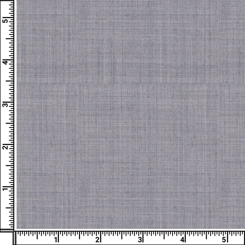 Image of a Silver Worsted Twill Merino Wool Blazers Fabric